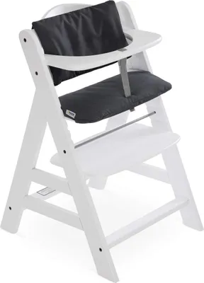 Image de Hauck Beta+ Chaise haute traditionnelle Siège dur Noir, blanc