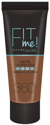 Productafbeelding van Maybelline Fit Me Matte & Poreless, tube, vloeibare foundation, kleur: Mocha, geschikt voor normale en vette huid, matmakend, matte finish