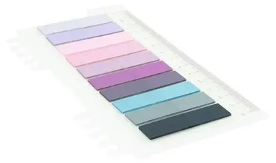 Produktbild von Plastik-Registerkarten 10x20, 12 mm x 45 mm – Penword