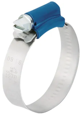 Obrázek produktu pro Upínací svorka s šnekovým pohonem DIN3017 z oceli, průměr 226 mm - 256 mm x 1 ks.