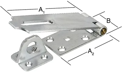 Produktbild von Vormann Sicherheitsüberfalle Länge 85mm Höhe 35mm Stärke 3mm - 000021140Z