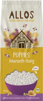 Produktbild von Allos Amaranth Honig Poppies, 300 g