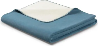 Produktbild von Biederlack Doubleface blue heav.-ecru 150 x 200