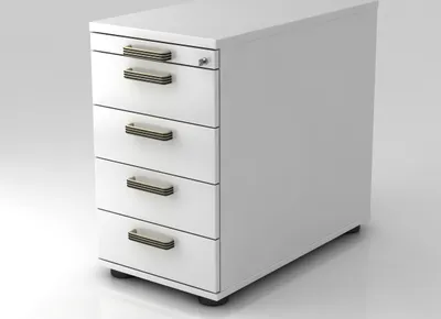 Produktbild von Standcontainer SC50 SG, 80er Tiefe 42,8 x 72 - 76 x 80 cm, 1/3/3/3/3 HE