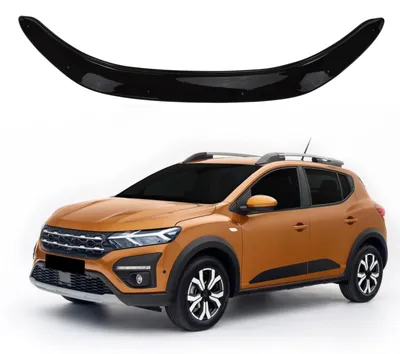 Image de Bra Capot Déflecteur Protection Pour Dacia Sandero Stepway 3 Depuis 2021, Aérodynamique, Assemblage Facile, Aucun perçage requis