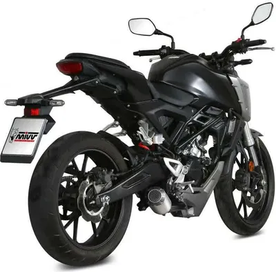 Zdjęcie produktu dla Kompletny układ wydechowy MIVV Mk3 ze stali nierdzewnej do HONDA CB 125 R 2018-2020