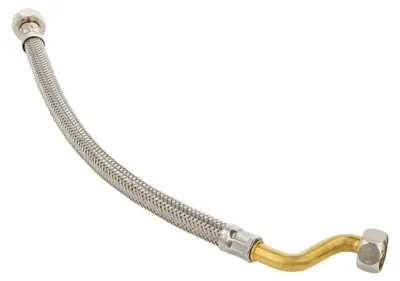 Productafbeelding van VALSIR flexibele verbindingsslang 3/8 x 3/8 inch x 310 mm, geschikt voor inbouwspoelsystemen RIOS MEDUSA ANGEL - VS0820096