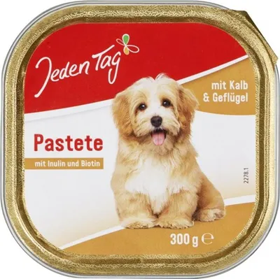 Produktbild von Jeden Tag Hund Feine Pastete Kalb und Geflügel (300 g)