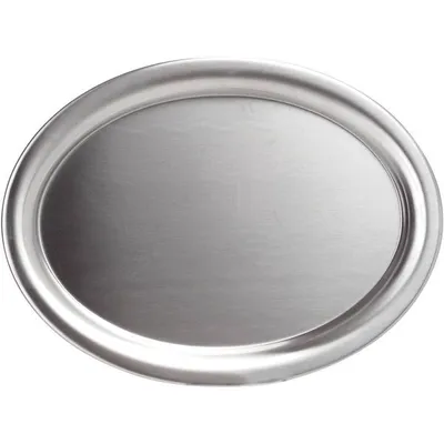 Obrázok produktu pre APS-Germany 30112, Samo-vyvažovací servírovací podnos, Oválny, Nerezová oceľ, Strieborná, 265 mm, 190 mm