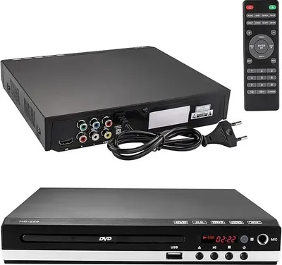 Produktbild von DVD-Player für TV mit HDMI/AV Ausgang, USB Eingang und Fehlerkorrektur, 1080P Upscaling PAL/NTSC-System DVD CD-Player, für TV