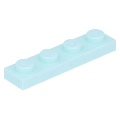 Produktbild von LEGO: 50 Stück Platte 1x4 in hellem Aqua