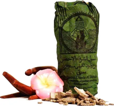 Zdjęcie produktu dla Glinka myjąca Ghassoul oryginalna glinka z lawy wulkanicznej pielęgnacja włosów pielęgnacja ciała maseczka do twarzy peeling sauna 500 g