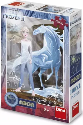 Produktbild von Puzzle XL Frozen II glow in the dark 33x47cm 100 Teile