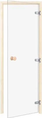 Produktbild von Saunatür Classic - Espe / Glas Klar / 80 x 200