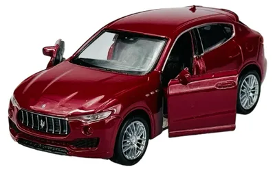 Immagine prodotto di Welly, modellino in scala 1:34 della Maserati Levante, colore rosso