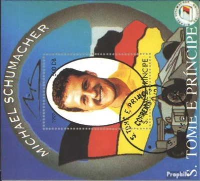 Produktbild von Briefmarken Sao Tome e Principe 1997 Mi Block374 (kompl.Ausg.) gestempelt Michael Schumacher