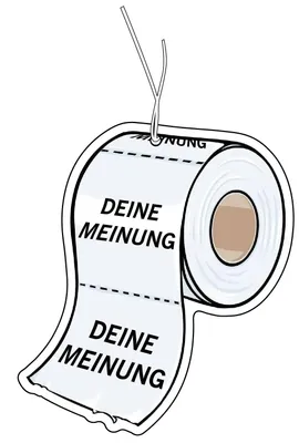 Produktbild von Deine Meinung Klopapier Duftbaum