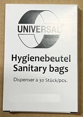 Image de Hygienebeutel HDPE 80+70x250mm 30 St./Pack