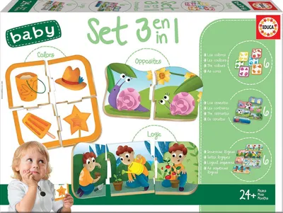 Zdjęcie produktu dla Puzzle dla maluchów 3 w 1 EDUCA 18123