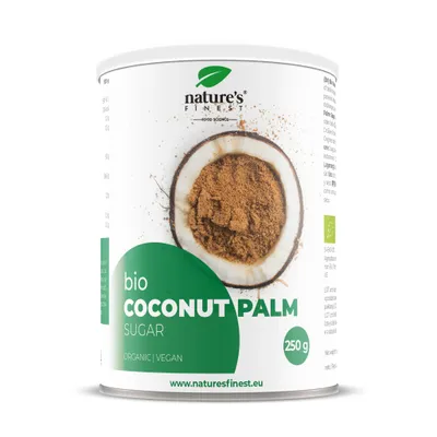 Nature’s Finest Bio Coconut Palm Sugar organic vegan natural sweetener alternative to refined sugar