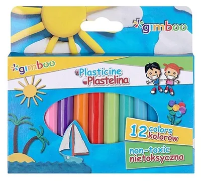 Productafbeelding van GIMBOO Klei, 12 kleuren