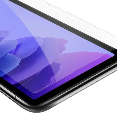 Produktbild von Cadorabo Panzer Folie für Samsung Galaxy Tab A7 (10.4 Zoll) in Transparent Schutzfolie Tablet Gehärtetes Tempered