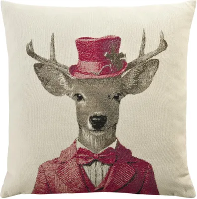 Produktbild von Sander - Kissenhülle / Zierkissen-Bezug - Dandy, Farbe 01, rot, 50 x 50cm