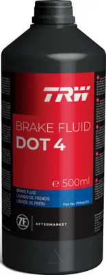 Zdjęcie produktu dla Płyn hamulcowy TRW "DOT 4" Spełnia międzynarodowe standardy Butelka 500 ml