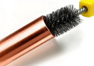 Image de ROTHENBERGER Industrial 3 x brosses pour tubes en cuivre : Ø 12 mm, Ø 15 mm, Ø 22 mm Set - 1500005276