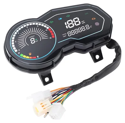 Produktbild von Motorrad-Tachometer, digitaler Kilometerzähler, Ersatz für Italika 150z 150sz 170z, Geschwindigkeitsmesser mit MPH KM/H-Anzeige