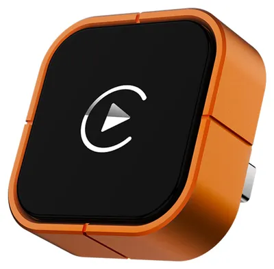 Produktbild von Drahtloser Adapter für CarPlay und Android Auto – 2-in-1-Mini-Adapter aus Aluminiumlegierung für die Bildschirmspiegelung im Auto, geeignet für iOS 10 und höher