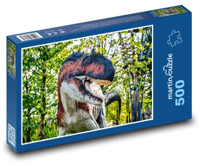Zdjęcie produktu dla Puzzle 500 Tyrannosaurus w Dziczy - martinpuzzle