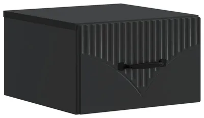 Immagine prodotto di vidaXL Comodino da parete Nero 34,5 x 33 x 20 cm