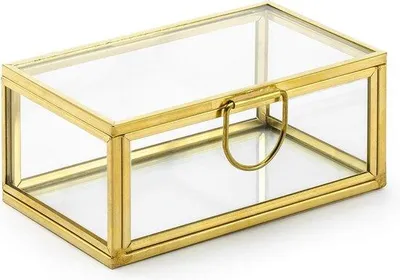 Produktbild von Famanu Ringbox Gold - stilvolle und elegante Aufbewahrung für Ringe