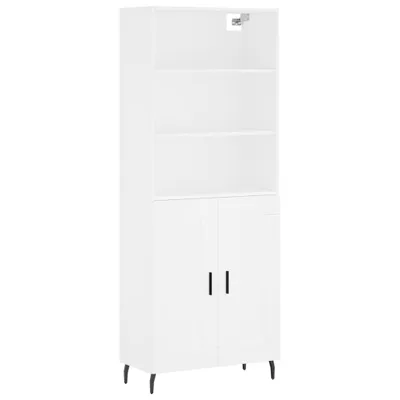 Produktbild von Highboard Weiß 69,5x34x180 cm Holzwerkstoff
