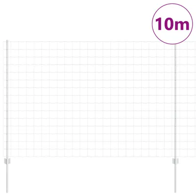 Obrázok produktu pre vidaXL Zváraný drôtený plot 10 x 1,5 m (Š x V) Pozinkovaná oceľ