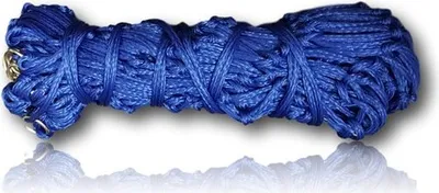 Produktbild von Heunetz für Pferde Pony Ziegen Pferdefütterung artgerechte Fütterung, verbessert Verdauung, Futternetz Heusack in blau, Füllgewicht: 3,5 kg