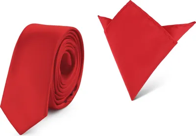 Produktbild von Ladeheid Herren Schmale Krawatte & Einstecktuch Set SP/P (150cmx5cm, 22cmx22cm)