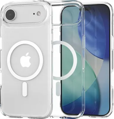 Image de Étui magnétique MagSafe SPACECASE Clear Mag pour iPhone 17 Air White