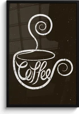 Produktbild von MuchoWow® MuchoWow® Gerahmtes Poster Sprichwörter - Kaffee - Zitate - Retro - Kreidetafel 60x90 cm - Poster mit zchwarzem Bilderrahmen - Kunst
