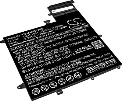 Produktbild von TECHTEK Laptop Akkus Kompatibel mit [Asus] 0B200-02420000P-B2B2A-711-005R, Q325U, Q325U-BI7T18, Q325UA, Q325UA-BI7T18, Q325UA-BI7T21, Q325UAR, UX370U