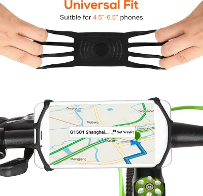 Obrázek produktu pro Multifunkční držák telefonu na kolo Držák počítače na kolo Náhrada za řídítka Garmin Univerzální držák telefonu od 4,5 do 6,5 palce Telefon