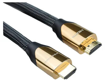 Produktbild von ROLINE 4K PREMIUM HDMI Ultra HD Kabel mit Ethernet, ST/ST, schwarz, 2 m
