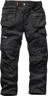 Produktbild von Arbeitshose „Trade Flex“, schwarz Größe 114 lang