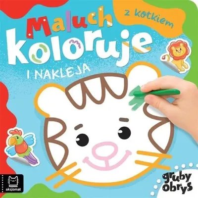Immagine prodotto di Maluch koloruje i nakleja z kotkiem. Gruby obrys - Anna Podgórska