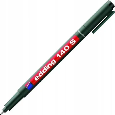 Produktbild von Edding 4-140001, Schwarz, Extrafein, Schwarz, Kunststoff, Rund, Metall