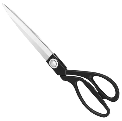 Produktbild von Professionelle Nähschere aus Edelstahl für Stoff, Leder, Schneider, Künstler, Studenten, schwarz, 26 cm
