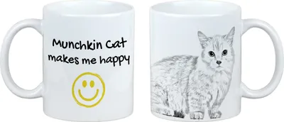 Productafbeelding van Katten Munchkin mok met kat maakt me gelukkig Art-Dog