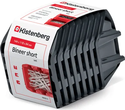Zdjęcie produktu dla KISTENBERG ZESTAW Kuwet warsztatowych BINEER 15 SHORT