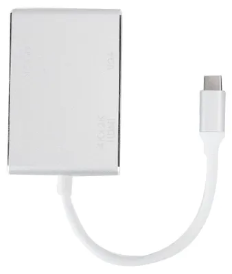 Image de Adaptateur multifonction 4-en-1 Type-C vers HDMI, DVI, VGA et USB 3.0 pour ordinateur portable